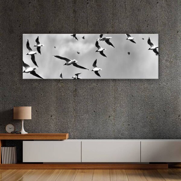 70x40 cm - Sirályok vászonkép