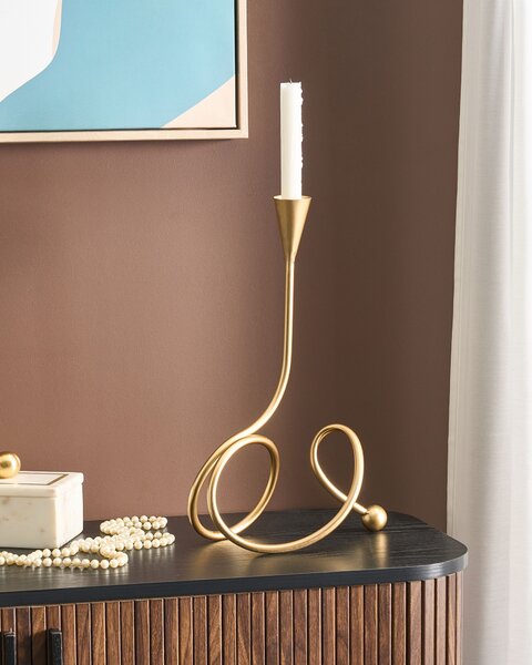 Gyertyatartó AROUCA Fém 40 cm Arany