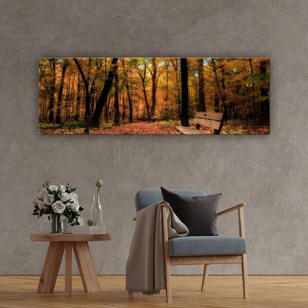 70x40 cm - Csendes ősz vászonkép