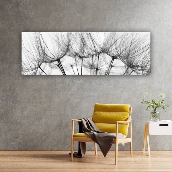 70x40 cm - Nagyított pitypang vászonkép