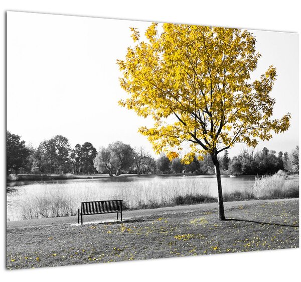 Kép - Pihenés a parkban (70x50 cm)