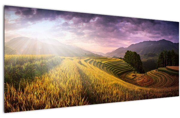 Tájkép (120x50 cm)