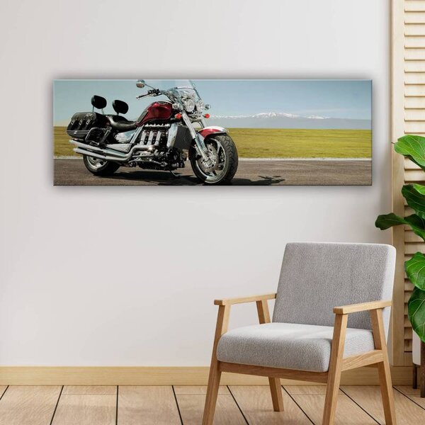 70x40 cm - Triumph motoros vászonkép
