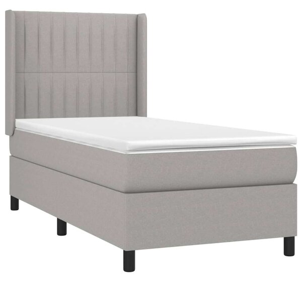 VidaXL Rugós Ágy - LED Világítás - 100x200 cm
