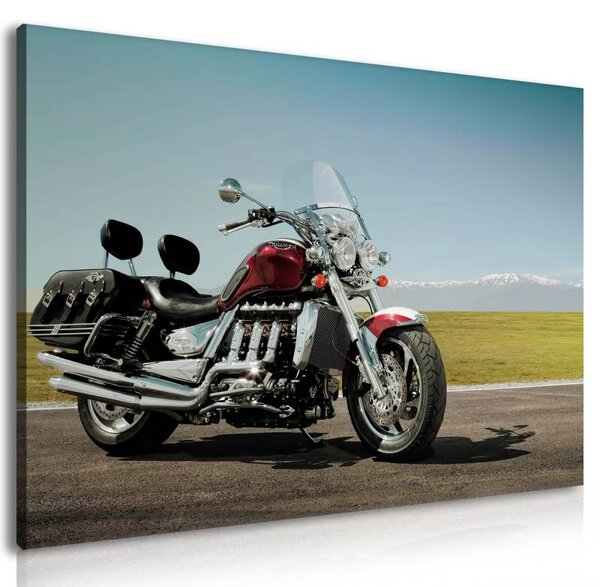 70x40 cm - Triumph motoros vászonkép
