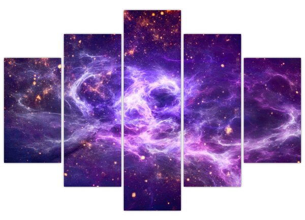 Kép - Lila Univerzum (150x105 cm)