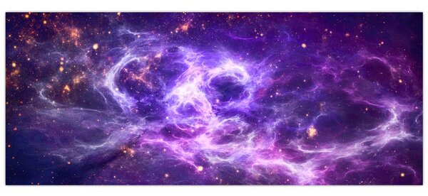 Kép - Lila Univerzum (120x50 cm)