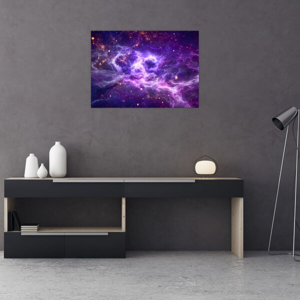 Kép - Lila Univerzum (70x50 cm)