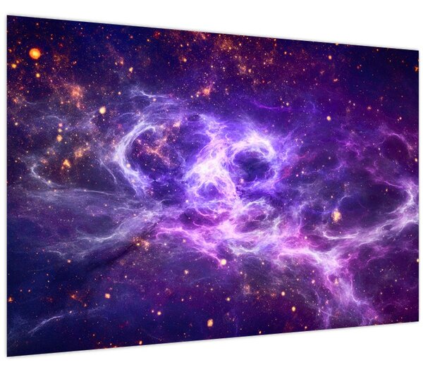 Kép - Lila Univerzum (90x60 cm)