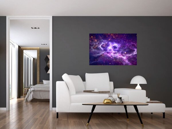 Kép - Lila Univerzum (90x60 cm)