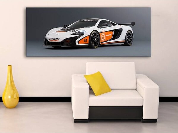 70x40 cm - Racing Mclaren 650 vászonkép