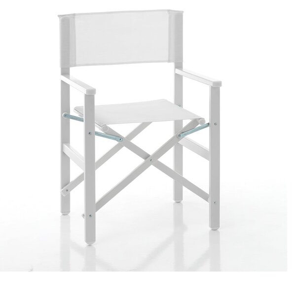 Fehér fém kerti szék Milos – Tomasucci
