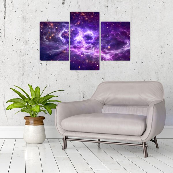 Kép - Lila Univerzum (90x60 cm)