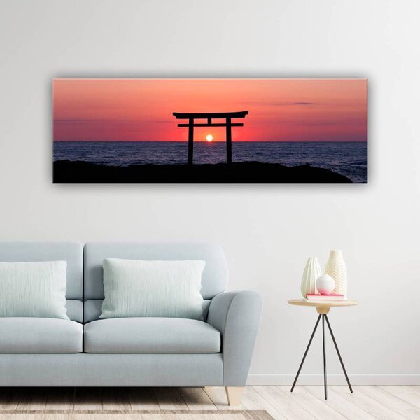 70x40 cm - Naplemente vászonkép