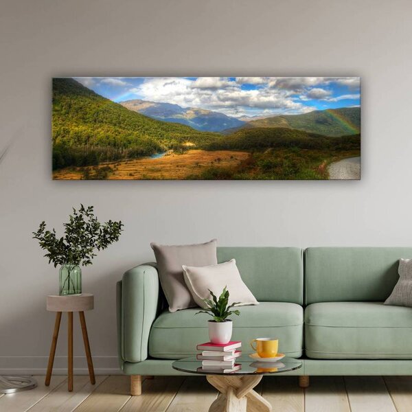 70x40 cm - Árnyék a hegyeken vászonkép