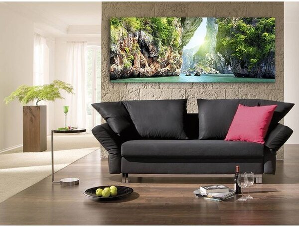 70x40 cm - Kék laguna tájkép vászonkép