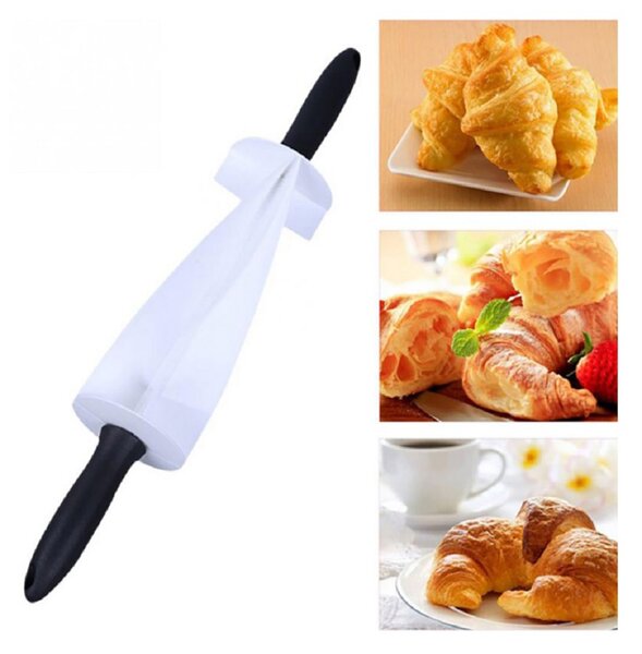 Praktikus - műanyagból készült, croissant vágó henger - 100 x 170 mm