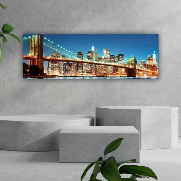 70x40 cm - New York fényei vászonkép
