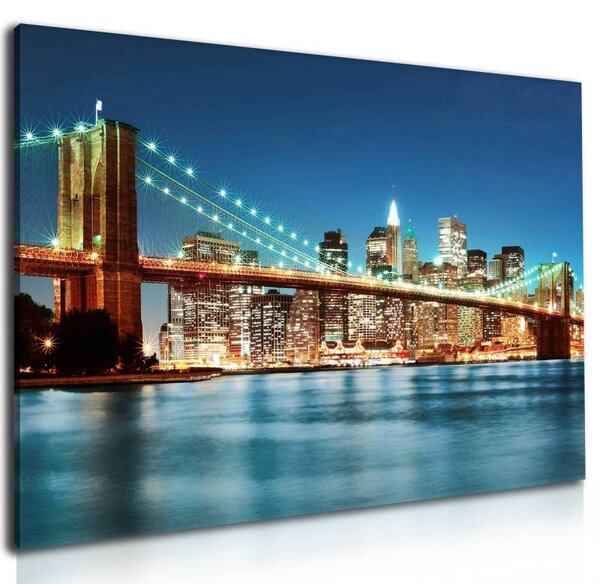 70x40 cm - New York fényei vászonkép