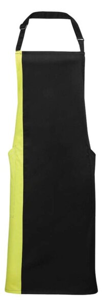 Kétszínű kötény-Fekete-Lime