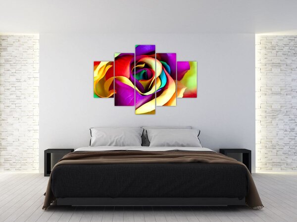 Kép - Színes rózsa (150x105 cm)
