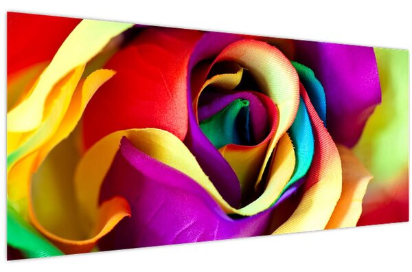 Kép - Színes rózsa (120x50 cm)