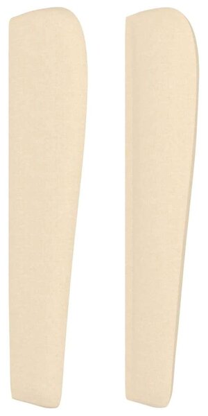 VidaXL Fejtámla - Szövet - Krémszín - 203cm