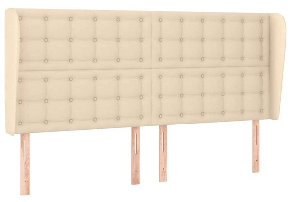 VidaXL Fejtámla - Szövet - Krémszín - 203cm