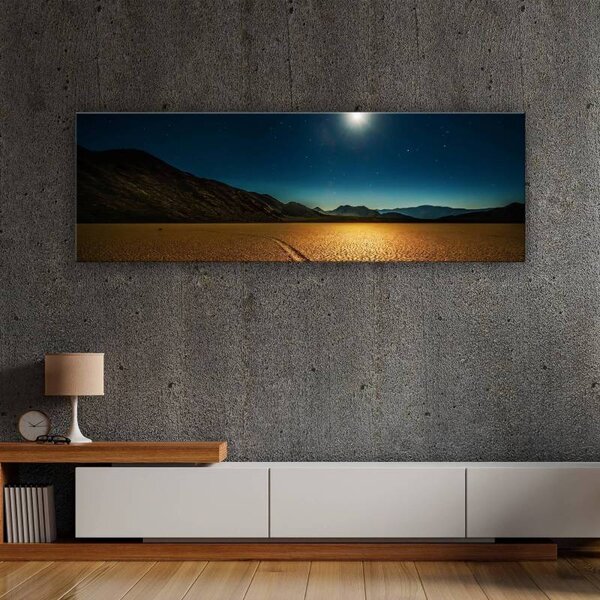70x40 cm - Az éjszaka fényei a sivatagban vászonkép