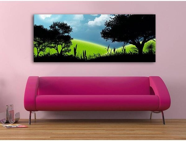 70x40 cm - Modern rét vászonkép