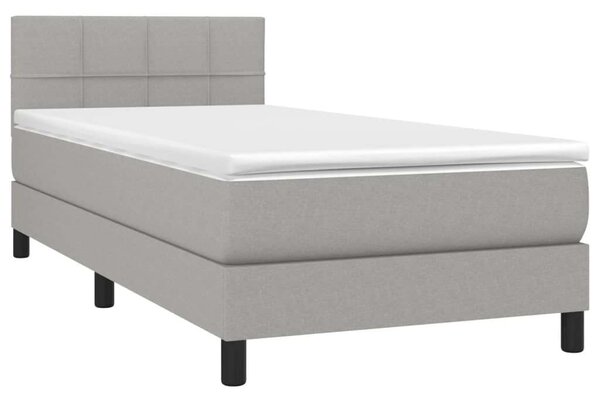 VidaXL Rugós Ágy - LED-es - 80x200 cm