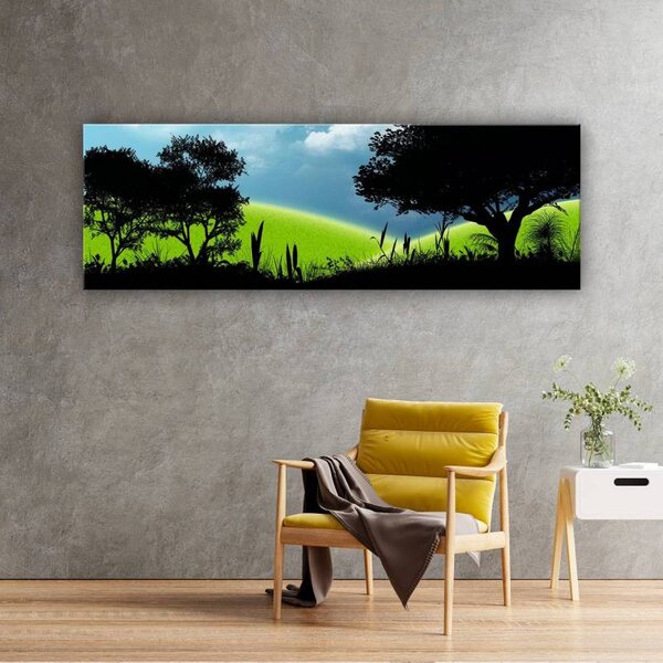 70x40 cm - Modern rét vászonkép