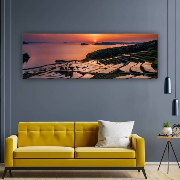 70x40 cm - Mesés naplemente vászonkép