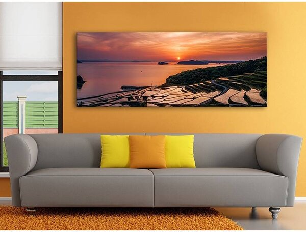 70x40 cm - Mesés naplemente vászonkép