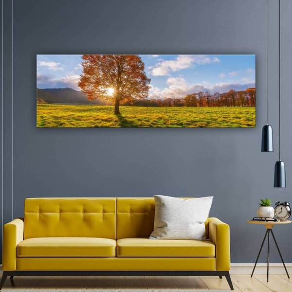 70x40 cm - őszi napfény vászonkép