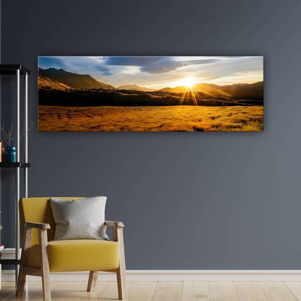 70x40 cm - Végtelen mezők vászonkép