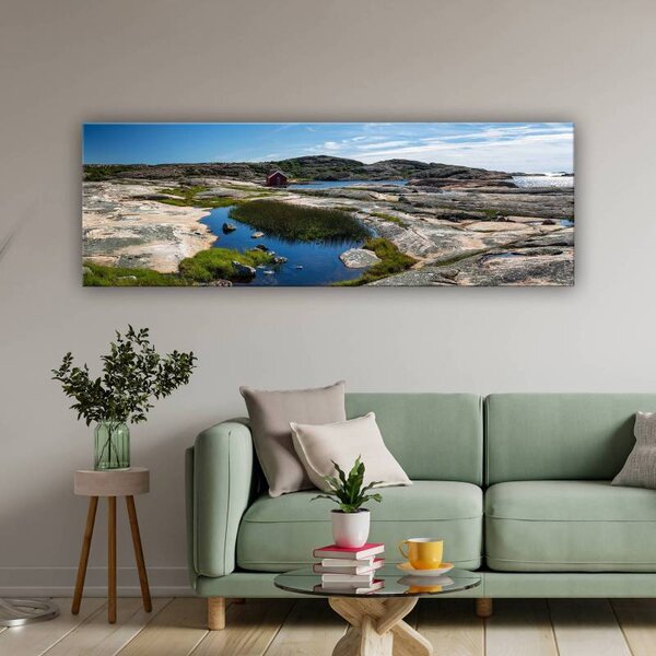 70x40 cm - Svéd tájkép vászonkép