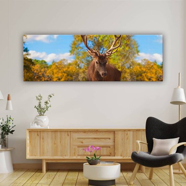 70x40 cm - Szarvas vászonkép
