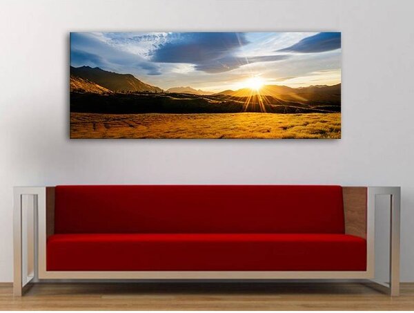 70x40 cm - Végtelen mezők vászonkép