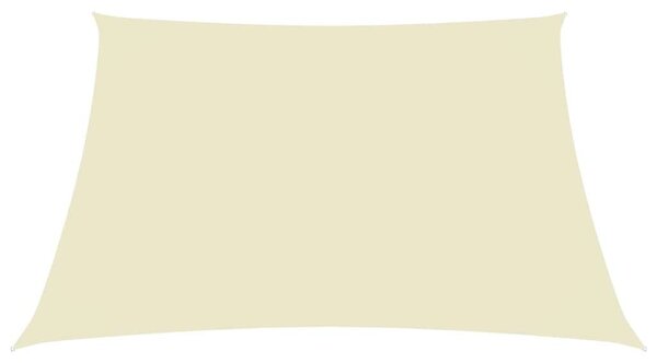 VidaXL Napvitorla - Oxford Szövet - 6x6m, Krémszínű