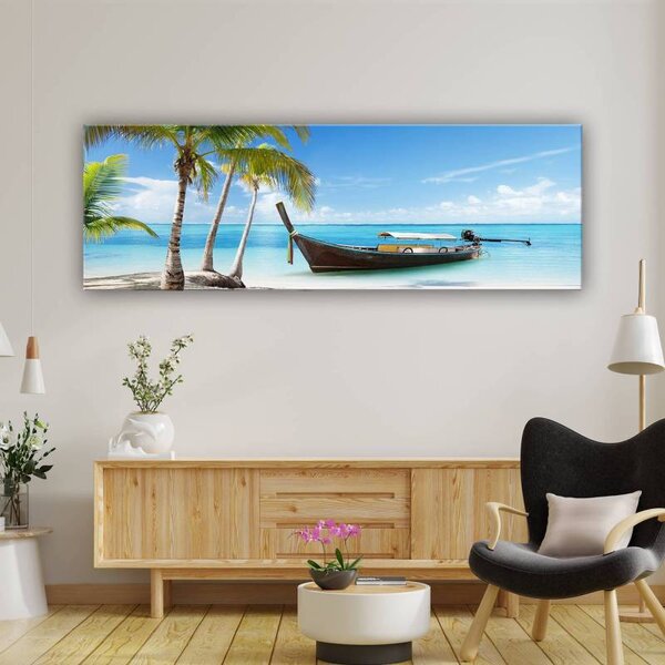 70x40 cm - Álmok tengerpartja vászonkép