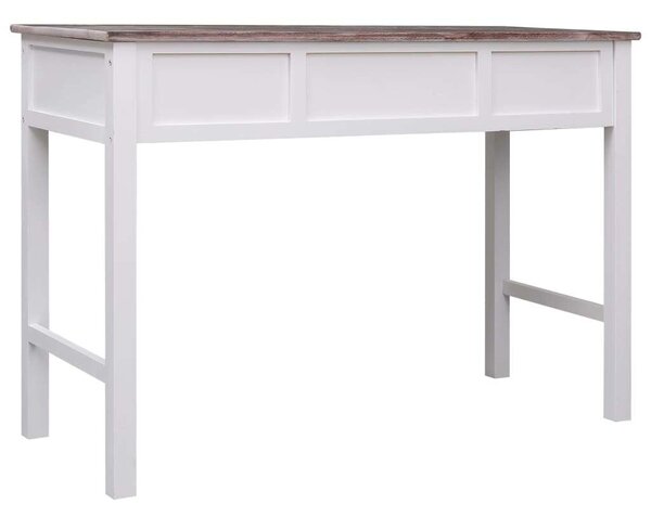 VidaXL barna fa íróasztal 110 x 45 x 76 cm