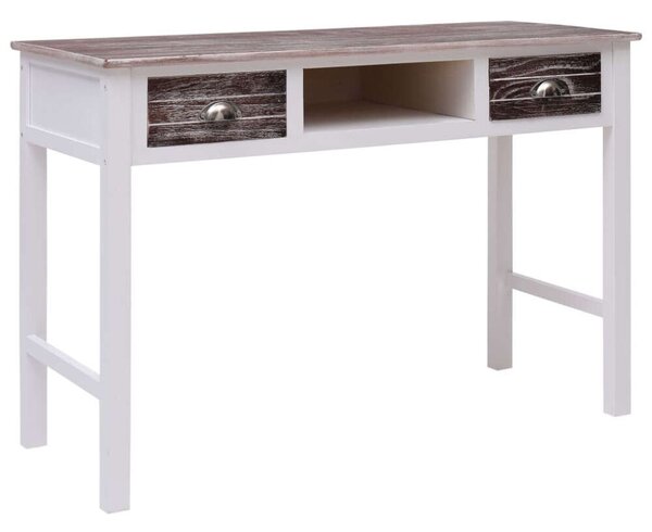 VidaXL barna fa íróasztal 110 x 45 x 76 cm
