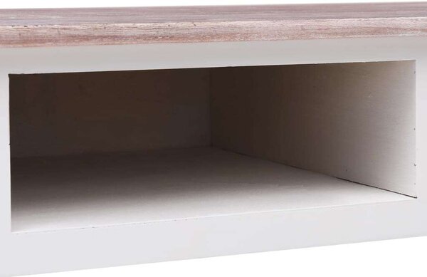 VidaXL barna fa íróasztal 110 x 45 x 76 cm