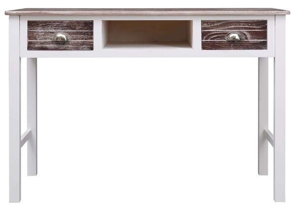 VidaXL barna fa íróasztal 110 x 45 x 76 cm