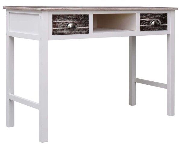 VidaXL barna fa íróasztal 110 x 45 x 76 cm