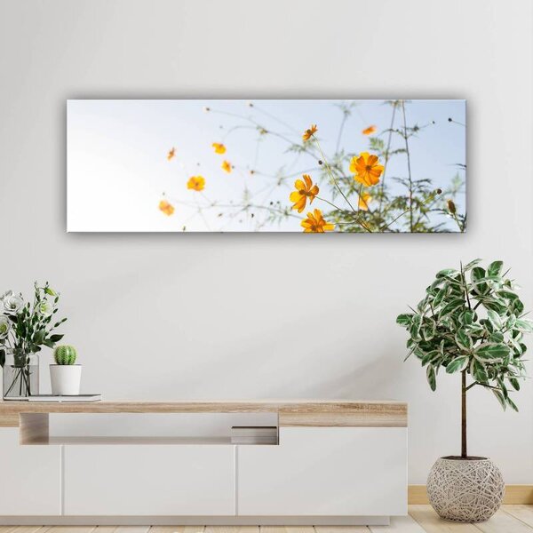 70x40 cm - Sárga virágok - vászonkép