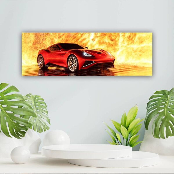 70x40 cm - Sport autós vászonkép