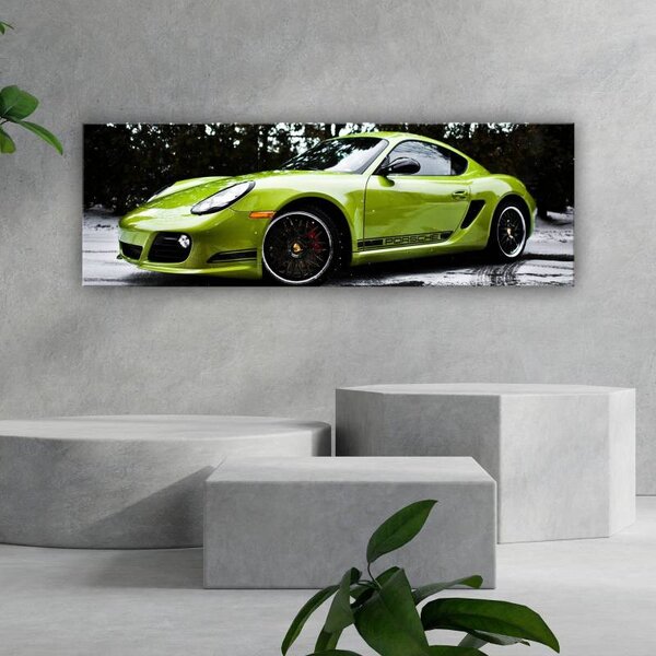 70x40 cm - Porsche Cayman autós vászonkép