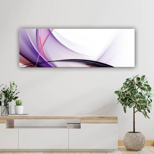70x40 cm - Kék absztrakt vászonkép